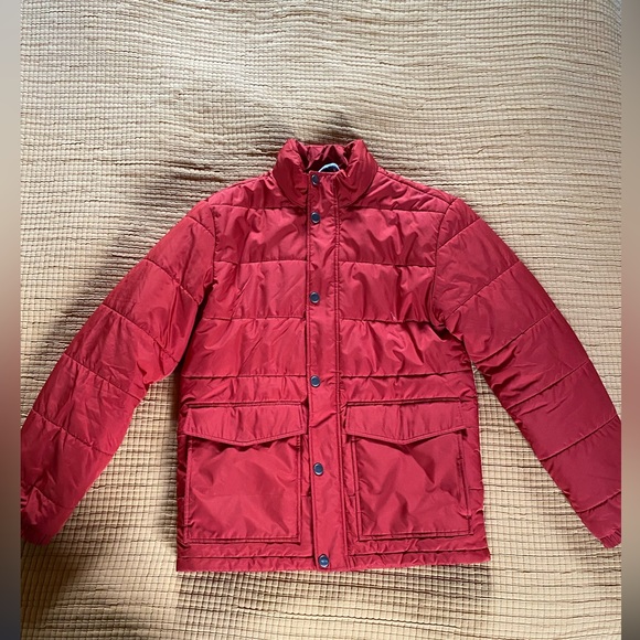 Vintage Men’s Red Goose Down Puffer Jacket/Coat - Picture 2 of 4